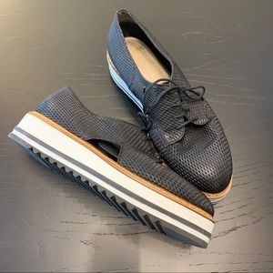 Leather Platform Oxford CUTE!